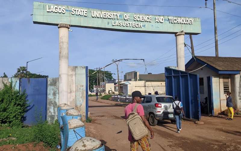 LASUSTECH cut-off mark