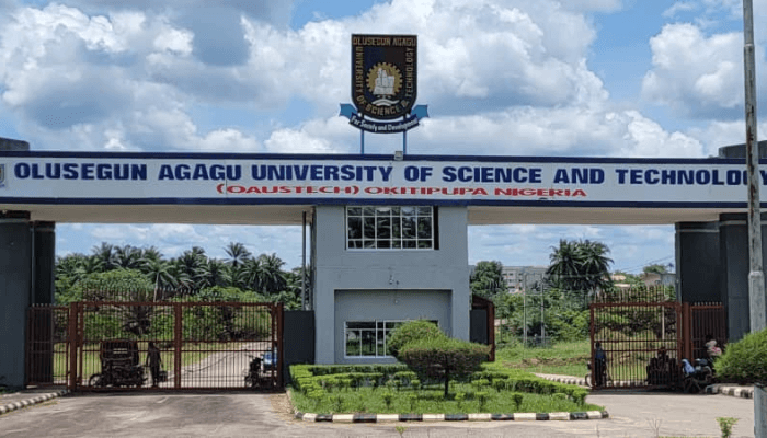 OAUSTECH cut-off mark