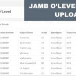 How to Upload O’level Result on JAMB Portal