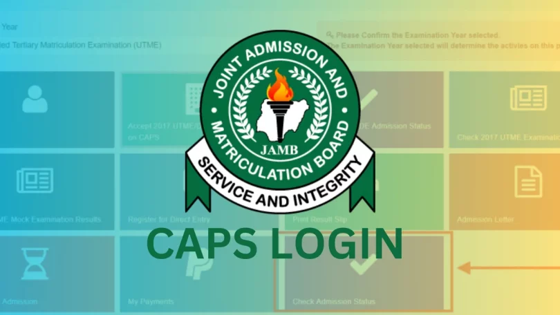 JAMB CAPS Portal