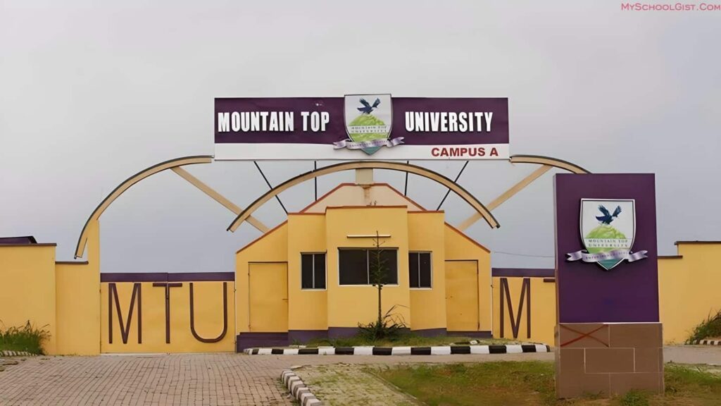Mountain Top University Post-UTME