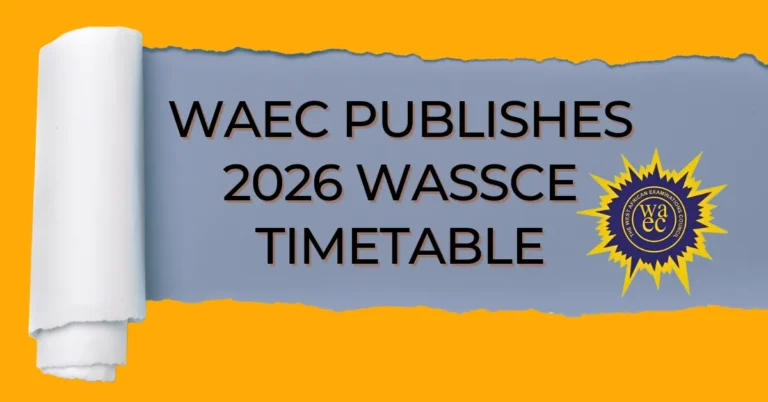 WAEC Timetable
